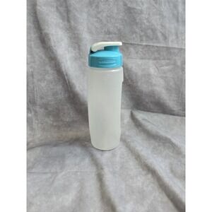 Rubbermaid Water Bottle Drink Container 20oz Flip Top Lid Teal Read